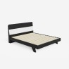 Modernes Holzdesign Doppelbett 160x190cm mit Kopfteil und Lattenrost Landeck Eigenschaften
