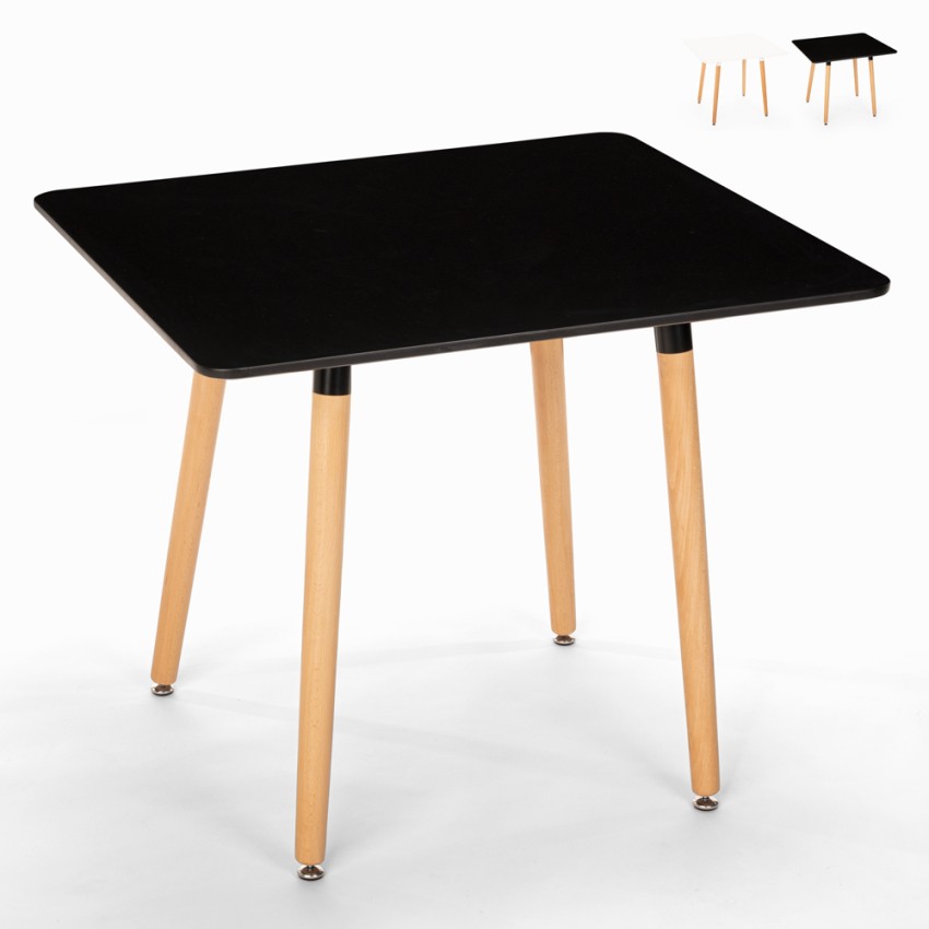 Skandinavisches Design quadratischer Tisch Küche Esszimmer Holz 80x80cm Wooden Verkauf Skandinavisches Design quadratischer Tisch Küche Esszimmer Holz 80x80cm Wooden Verkauf