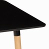 Skandinavisches Design quadratischer Tisch Küche Esszimmer Holz 80x80cm Wooden Modell