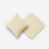 Set mit 2 beigefarbenen wasserdichten Kissen für Verve-Seilgartenstühle Verkauf