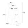Hoher hocker industrie design küche bar barhocker Steel Wood Top Light 