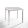 Garten Bar Tisch Outdoor Quadrat 80x80cm aus Polypropylen Malmo Preis