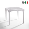 Garten Bar Tisch Outdoor Quadrat 80x80cm aus Polypropylen Malmo Modell