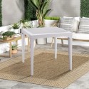 Garten Bar Tisch Outdoor Quadrat 80x80cm aus Polypropylen Malmo Katalog