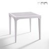 Garten Bar Tisch Outdoor Quadrat 80x80cm aus Polypropylen Malmo Angebot