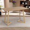 Skandinavische weiße Küche Esstisch 120x80cm aus Holz Valk Sales