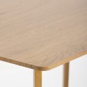 Skandinavische weiße Küche Esstisch 120x80cm aus Holz Valk Maße