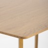 Skandinavische weiße Küche Esstisch 120x80cm aus Holz Valk Maße