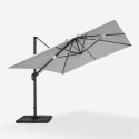 Garten-Sonnenschirm mit 3x4m verstellbarer Schwenkarm Jungle Dark Modell