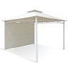 Gazebo 3,3x3,3 Meter Garten Bar Veranda Markt Pagode Antigua uv Kosten