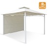 Gazebo 3,3x3,3 Meter Garten Bar Veranda Markt Pagode Antigua uv Kauf