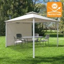 Gazebo 3,3x3,3 Meter Garten Bar Veranda Markt Pagode Antigua uv Preis