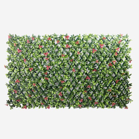 Künstliche Gartenhecke ausziehbares Spalier 2x1m Pflanzen Salix Aktion