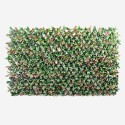 Künstliche Hecke 200x100cm Photinia Garten Spalier ausziehbar Ivoss Aktion