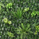Künstliche Gartenpflanze Hecke 2x1m ausziehbar Laurus Angebot