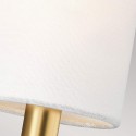 Wandleuchte 2 Lampenschirme weißer Stoff klassischer Stil Brianna2 Preis
