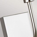 Klassisch moderne Wandlampe Weißer Stoff Lampenschirm Brianna1 Maße