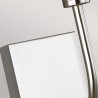 Klassisch moderne Wandlampe Weißer Stoff Lampenschirm Brianna1 Maße