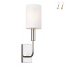Klassisch moderne Wandlampe Weißer Stoff Lampenschirm Brianna1 Verkauf
