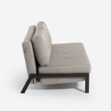Faltbarer Sessel Schlafsofa 2-Sitzer Samtstoff Elysee Eigenschaften