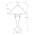 Tischlampe im klassischen Tiffany-Stil mit buntem Lampenschirm Cambridge Rabatte