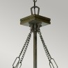 Klassische Tiffany-Stil Hängeleuchte 3 Lichter Glasschirm Inglenook Rabatte