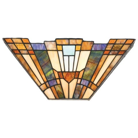 Wandlampe im Tiffany-Stil Wandleuchte 2 Lichter Inglenook Aktion