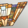 Wandlampe im Tiffany-Stil Wandleuchte 2 Lichter Inglenook Angebot