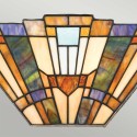 Wandlampe im Tiffany-Stil Wandleuchte 2 Lichter Inglenook Verkauf