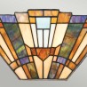 Wandlampe im Tiffany-Stil Wandleuchte 2 Lichter Inglenook Verkauf