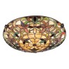 Deckenleuchte Tiffany bunter Glaslampenschirm Kami Angebot