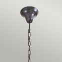 Tiffany-Stil Deckenlampe 3 Lichter klassisches Buntglas Kami Verkauf