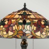 Tischlampe klassisch im Tiffany-Stil 2 Lichter Schreibtisch Büro Kami Verkauf