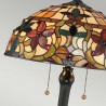 Tischlampe klassisch im Tiffany-Stil 2 Lichter Schreibtisch Büro Kami Angebot