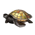 Tischlampe Schildkröte Tiffany-Stil bunter Lampenschirm Sawback Aktion