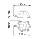 Tischlampe Schildkröte Tiffany-Stil bunter Lampenschirm Sawback Rabatte