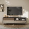 Moderner TV-Schrank 205x40x44cm 2 Türen Schublade Jahn Sales