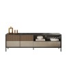Moderner TV-Schrank 205x40x44cm 2 Türen Schublade Jahn Lagerbestand