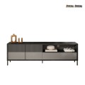 Moderner TV-Schrank 205x40x44cm 2 Türen Schublade Jahn Aktion