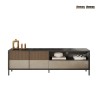 Moderner TV-Schrank 205x40x44cm 2 Türen Schublade Jahn Verkauf
