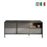 Moderner Design-Wohnzimmer-TV-Schrank 2 Türen 1 Schublade 156x40x64cm Saban Rabatte