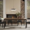 Moderner Küchen-Esstisch 190x90cm Holz Eisen Beine Monsul Angebot