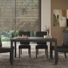 Moderner Holzküchentisch 140x90cm Eisenbeine Sartel Angebot