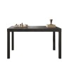 Moderner Holzküchentisch 140x90cm Eisenbeine Sartel Lagerbestand