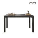 Moderner Holzküchentisch 140x90cm Eisenbeine Sartel Aktion