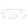 Garten Lounge Outdoor Ecksofa 3 + 2 Sitzer Couchtisch Eysha Katalog