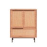 Mehrzweckschrank Küchenschrank 3 Türen Holz 75x36x90cm Thaon Maße