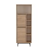 Küchenschrank aus Holz 2 Türen 7 Einlegeböden 60x36x150cm Biruni Verkauf