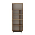 Küchenschrank aus Holz 2 Türen 7 Einlegeböden 60x36x150cm Biruni Katalog