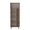 Küchenschrank aus Holz 2 Türen 7 Einlegeböden 60x36x150cm Biruni Katalog